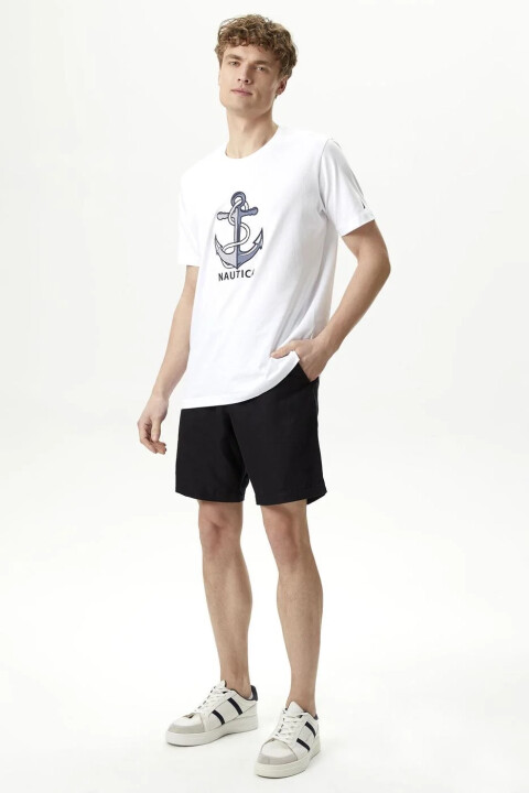 Erkek Nautica Classic Fit Bermuda - Siyah - NAUTICA