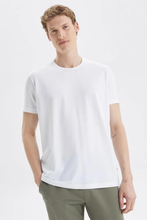 Erkek Nautica Kısa Kollu T-Shirt / Beyaz - NAUTICA