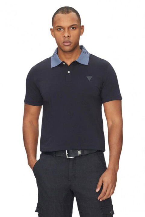 Erkek Nolan Polo T-Shirt - Lacivert - Guess