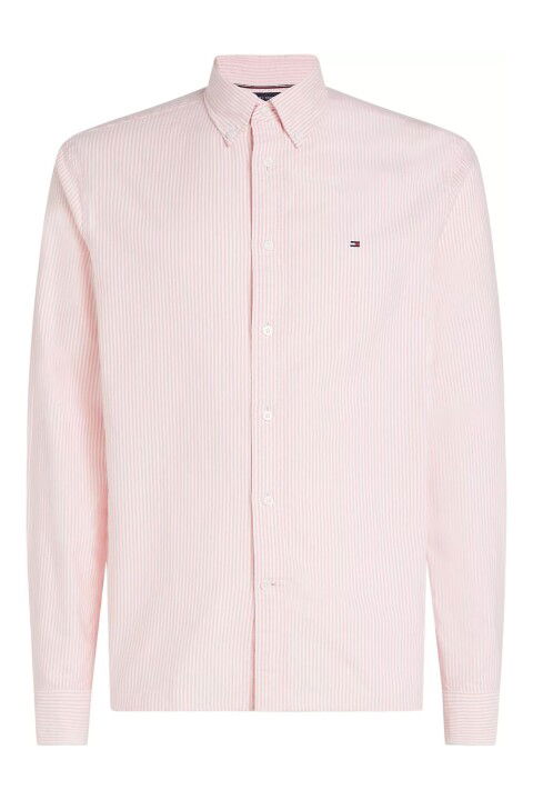Erkek Oxford Gömlek - Turuncu - Tommy Hilfiger