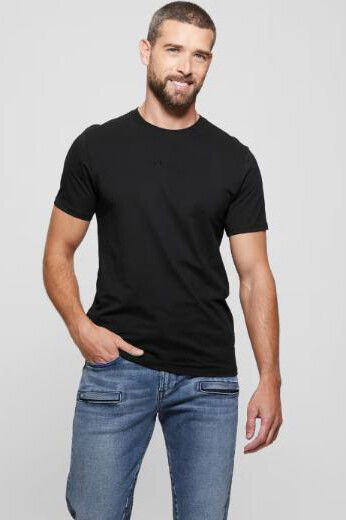 Erkek Pima T-Shirt - Siyah - Guess