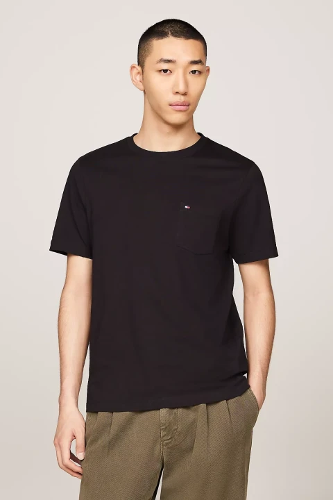 Erkek POCKET TEE T-Shirt-Siyah - 2