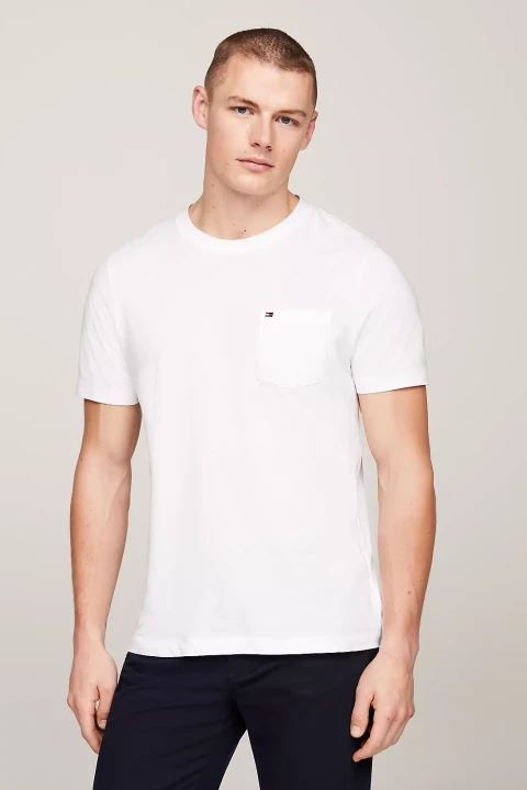 Erkek POCKET TEE T-Shirts-Beyaz - 2