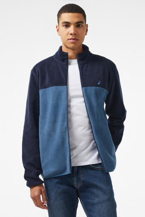 Erkek Polar Sweatshirt - Lacivert - NAUTICA