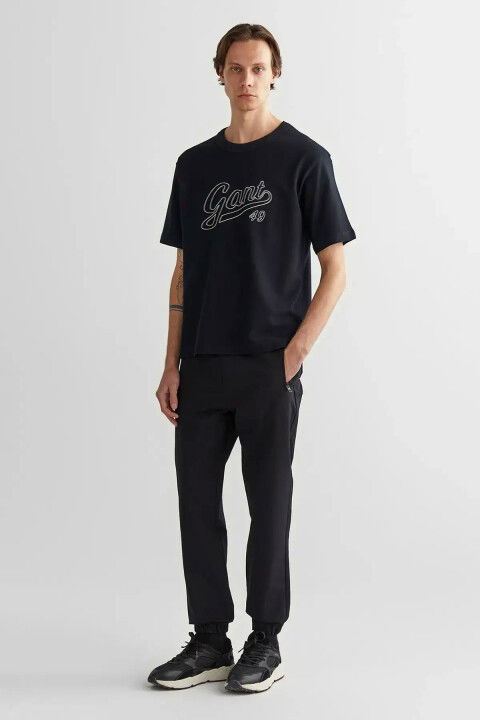 Erkek Regular Fit Jogger Pantolon - Siyah - Gant