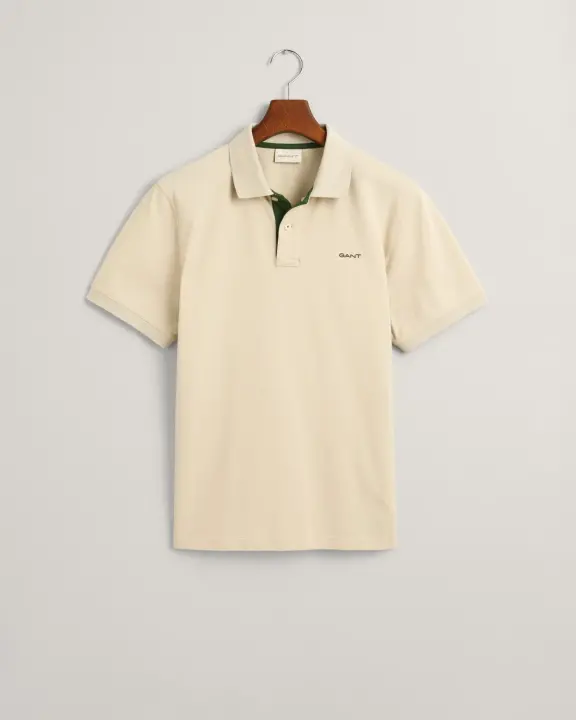 Erkek Regular Fit Logolu Polo - Bej - 5