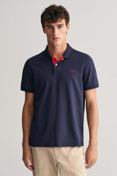 Erkek Regular Fit Logolu Polo - Lacivert - GANT