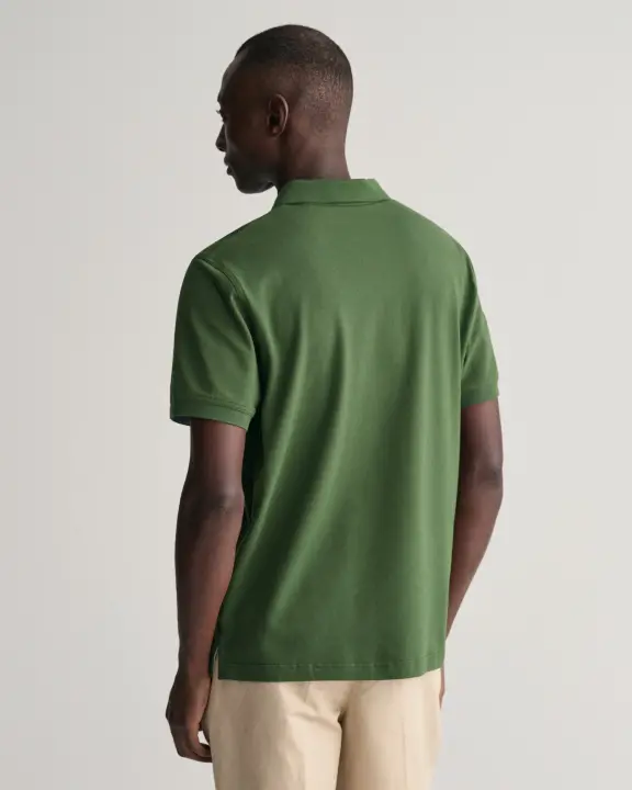 Erkek Regular Fit Logolu Polo - Yeşil - 5