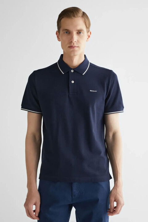 Erkek Regular Fit Polo - Lacivert - Gant