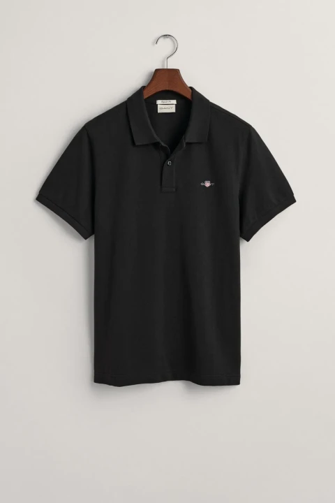 Erkek Regular Fit Polo T-Shirt - Siyah - 6