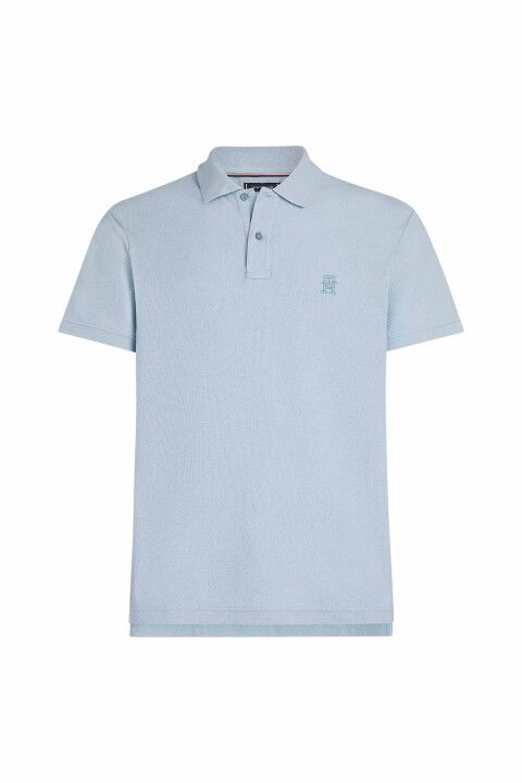 Erkek Regular Fit Polo Yaka T-Shirt - Açık Mavi - Tommy Hilfiger