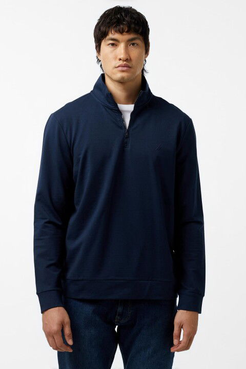 Erkek Regular Fit Sweatshirt - Lacivert - Nautica