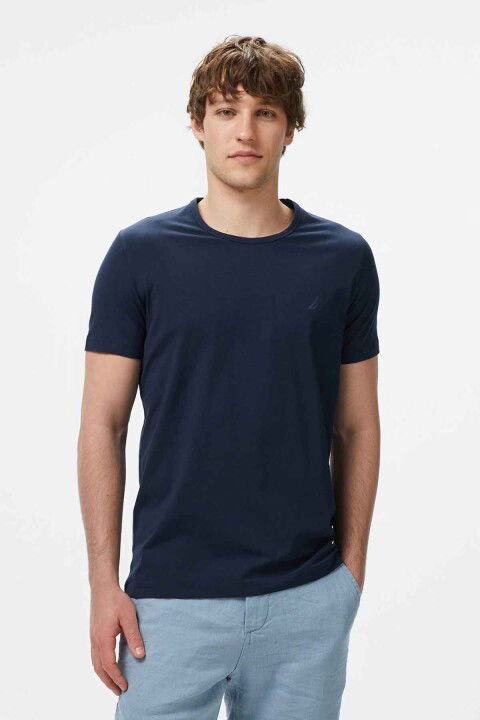 Erkek Regular Fit T-Shirt - Lacivert - Nautica