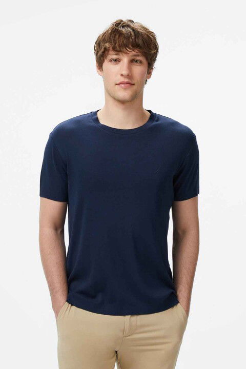 Erkek Regular Fit T-Shirt - Lacivert - Nautica