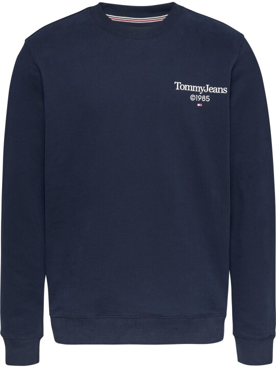 Erkek Regular Sweatshirt-Mavi - Tommy Hilfiger