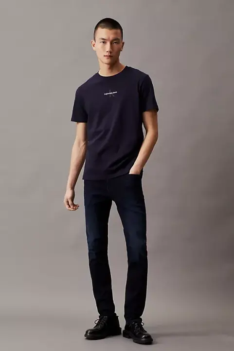 Erkek SKINNY Jean Pantolon - Lacivert - 1