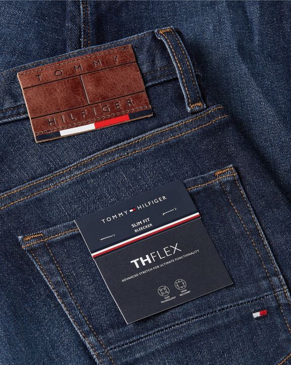 Erkek SLIM BLEECKER PSTR BENTON BLUE Jean Pantolon-Lacivert - 4