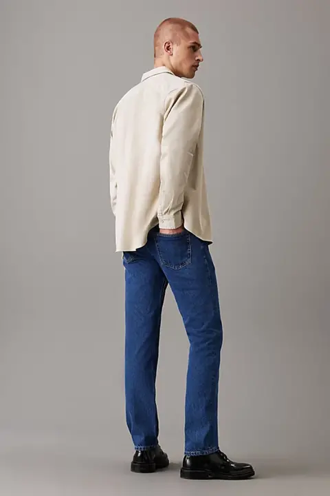 Erkek SLIM STRAIGHT Jean Pantolon - Denim - 3