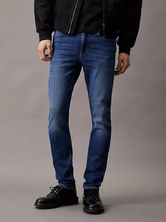 Erkek SLIM TAPER Jean Pantolon - Lacivert - CALVIN KLEIN