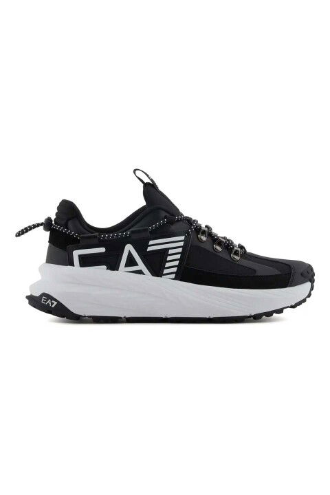 Erkek Sonic Rope Sneaker Ayakkabı - Siyah Beyaz - EA7