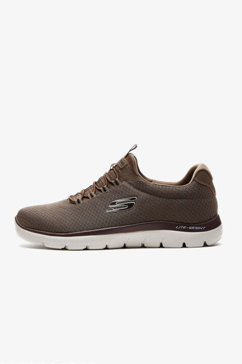 Erkek Spor Ayakkabı - Koyu Haki - SKECHERS