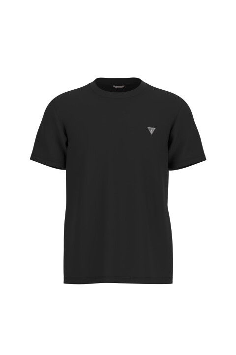 Erkek SS CN Patch T-Shirt - Siyah - Guess