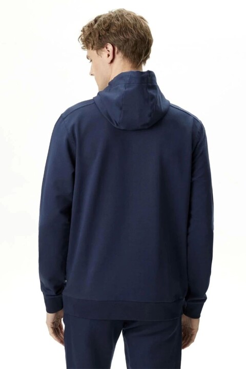 Erkek Standart Fit Sweatshirt - Lacivert - 4