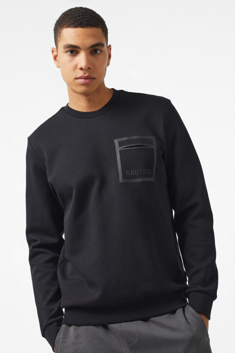 Erkek Sweatshirt - Siyah - NAUTICA