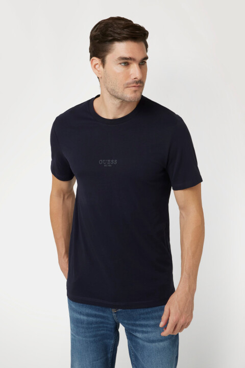 Erkek T-Shirt - Lacivert - GUESS