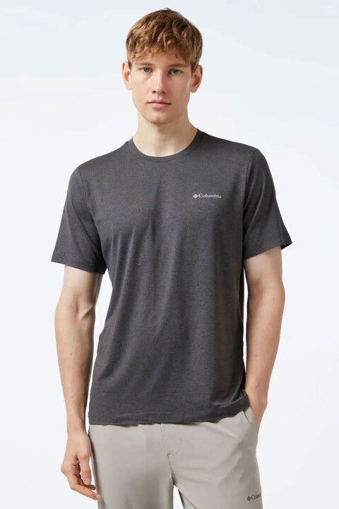 Erkek Tech Trail Kısa Kollu T-Shirt - Siyah - Columbia