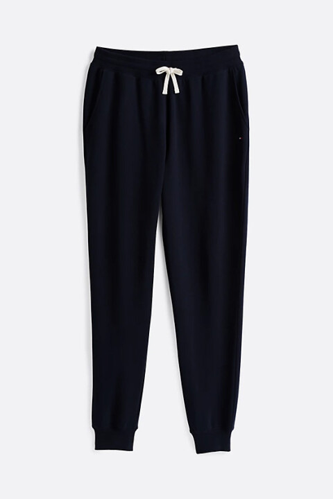 Erkek Terry Jogger Pantolon - Mavi - 5