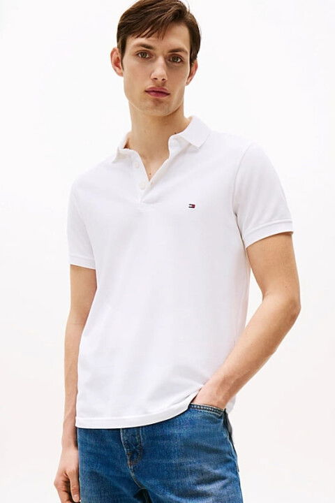 Erkek Th 1985 Polo Yaka T-Shirt - Beyaz - Tommy Hilfiger