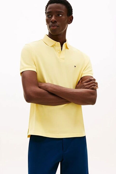 Erkek Th 1985 Regular Polo T-Shirt - Sarı - Tommy Hilfiger