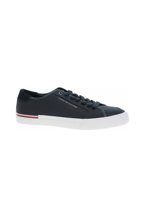 Erkek Th Canvas Sneakers - Lacivert - Tommy Hilfiger