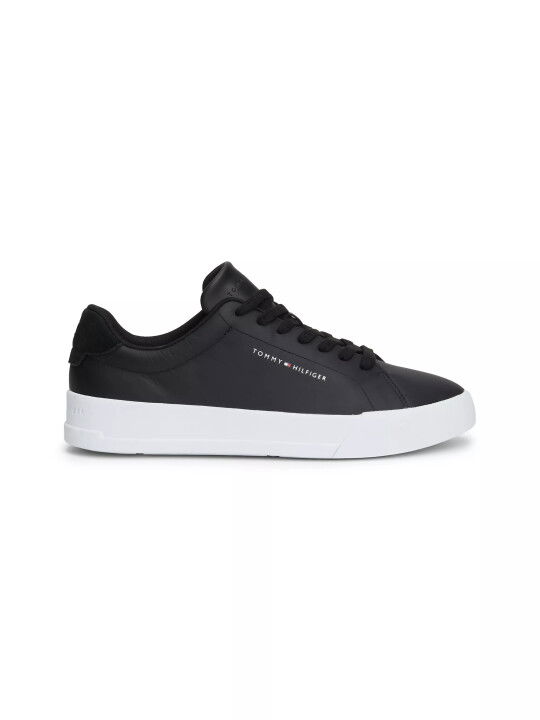 Erkek Th Court Sneaker-Siyah - Tommy Hilfiger