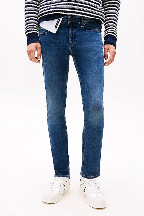Erkek Th Scanton Solmuş Kot Pantolon - Mavi - Tommy Hilfiger