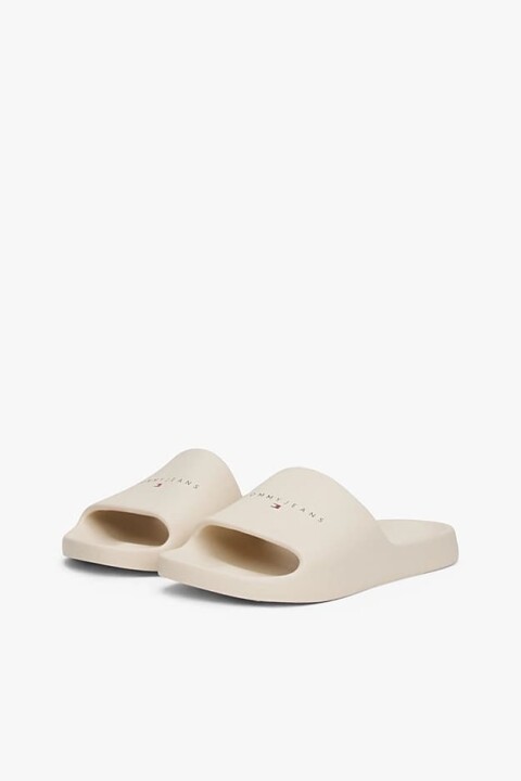 Erkek Tjm Basic Terlik - Krem - Tommy Hilfiger