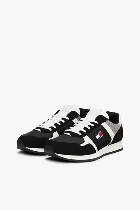 Erkek Tjm Casual Runner Sneakers - Siyah - Tommy Hilfiger