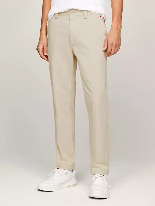 Erkek TJM DAD Chino Pantolon - Bej - Tommy Hilfiger