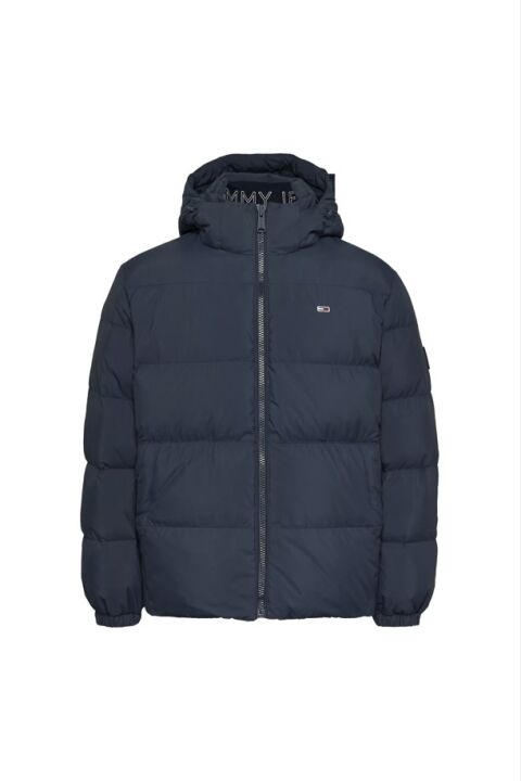 Erkek TJM ESSENTIAL DOWN JACKET EXT Kaz Tüyü Mont - Lacivert - Tommy Hilfiger