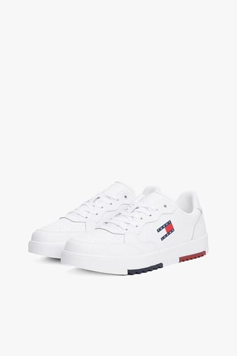 Erkek Tjm Half Cleat Retro Sneakers - Beyaz - Tommy Hilfiger