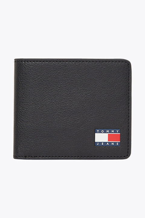 Erkek Tjm Heritage Cüzdan - Siyah - Tommy Hilfiger