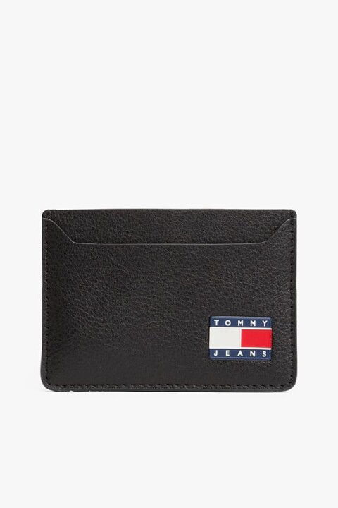 Erkek Tjm Heritage Kartlık Cüzdan - Siyah - Tommy Hilfiger