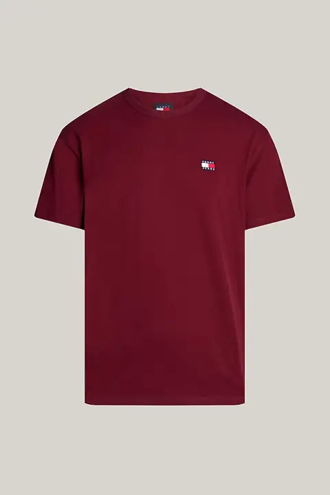 Erkek TJM Reg Badge T-Shirt - Kırmızı - 5