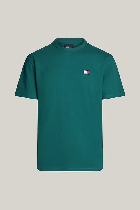 Erkek TJM Reg Badge T-Shirt - Yeşil - 5