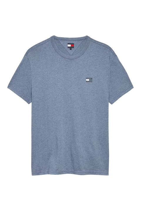 Erkek TJM Regular Badge EXT T-Shirt - Mavi - Tommy Hilfiger