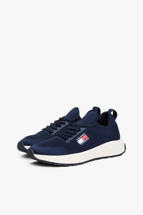 Erkek Tjm Runner Knit Örgü Sneaker - Lacivert - Tommy Hilfiger