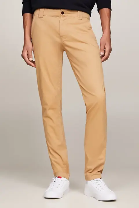 Erkek TJM Scanton Slim Chino Pantolon - Haki - 1