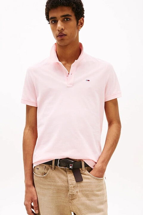 Erkek Tjm Slim Polo T-Shirt - Pembe - Tommy Hilfiger