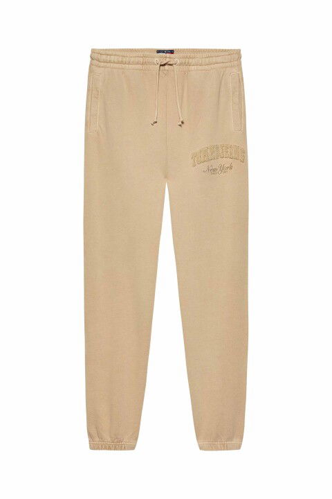 Erkek Tjm Vintage Varsity Jogger Sweatpant - Bej - Tommy Hilfiger